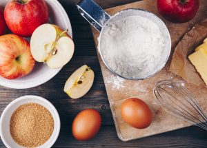 This cake has three kinds of apple, no compromise