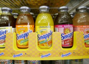 Snapple brings back glass bottles