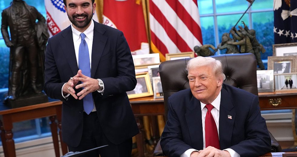 Donald Trump always falls for a handsome man in a suit