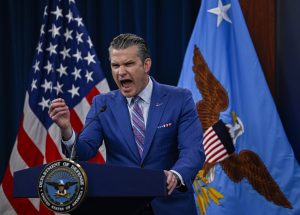 “Pretend I’m a fishing boat and fire away”: Jost plays Hegseth in “SNL” cold open