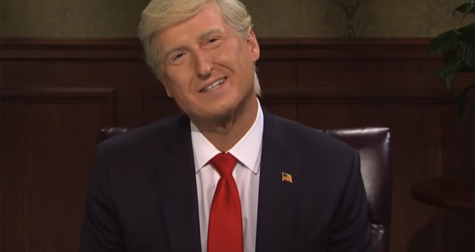 “We all know it’s about me”: Trump takes over “Saturday Night Live” NYC mayor debate