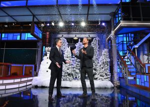 A “Gingerbread Prince” and a Trump joke walk into Colbert’s monologue…