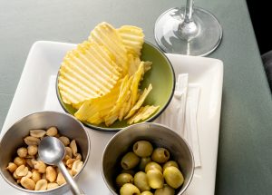 Punch and nibbles, like “Sherlock”