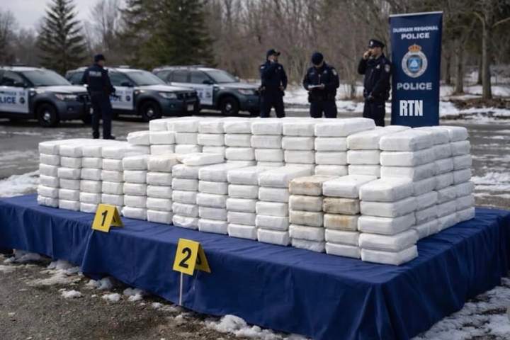 Adolescente preso em apreensão histórica de cocaína no valor de US$ 7 milhões: polícia de Durham