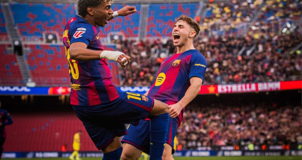 Hat-trick de Yamal entre Barcelona e Villarreal 4-1