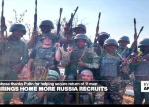 África do Sul garante libertação de mais cidadãos atraídos para a guerra na Ucrânia