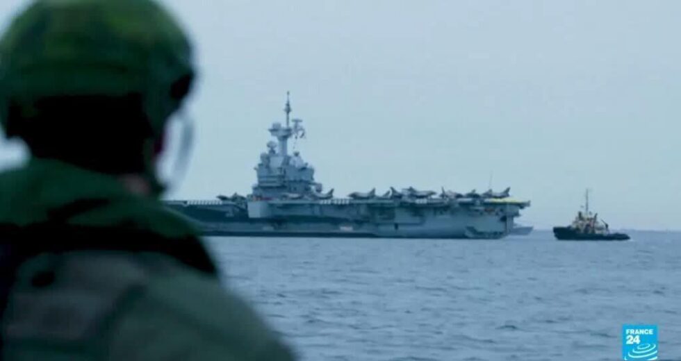 Suécia diz que suspeito de ter bloqueado drone russo perto de navio de guerra francês