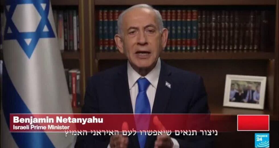 Netanyahu diz que os iranianos devem “tomar o seu destino nas próprias mãos”
