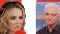 Amanda Holden interrompe programa de rádio ao mencionar o nome de Phillip Schofield reacendendo rivalidade