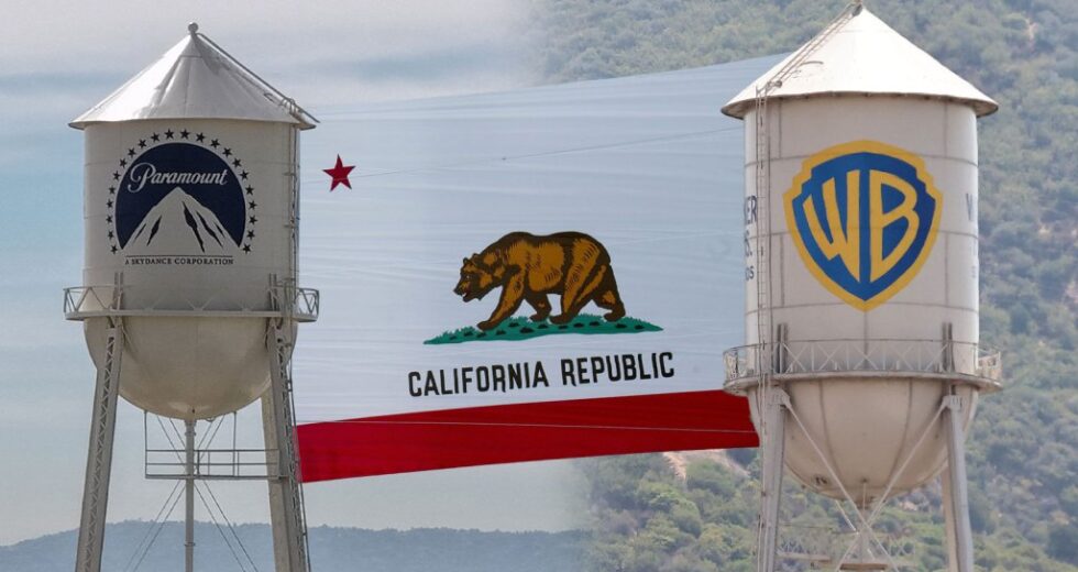 Fusão Paramount-WB enfrenta investigação da Blue States juntando-se à Califórnia
