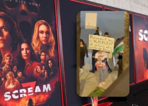 Ativistas pró-Palestina na estreia de ‘Pânico 7’ pedem boicote ao filme após a demissão de Melissa Barrera