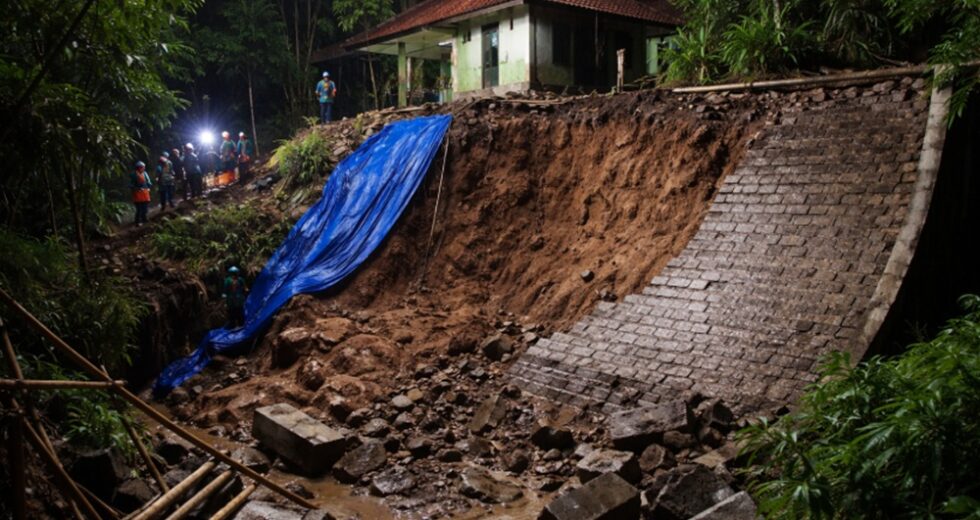 Chuvas fortes provocam casas danificadas de residentes de Dlingo Bantul