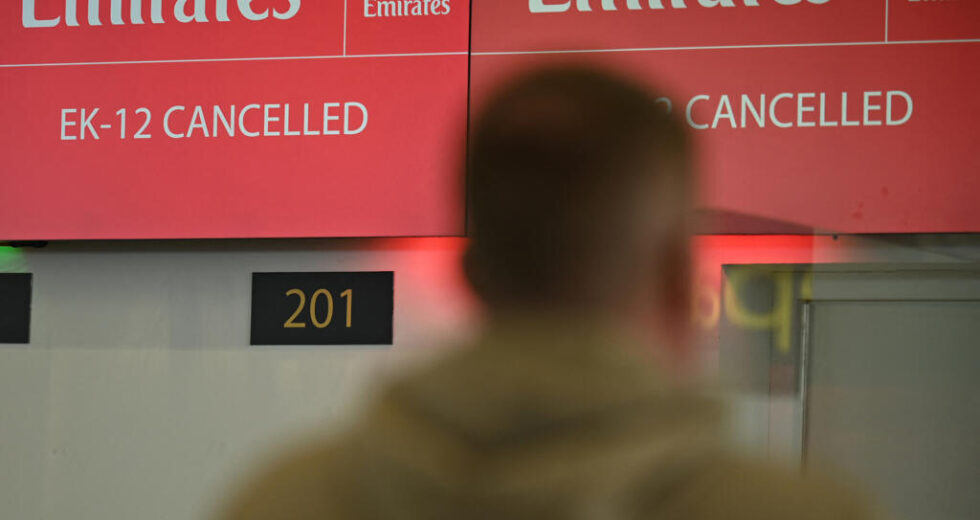 As viagens aéreas sofrem a pior interrupção desde a Covid com a guerra no Oriente Médio