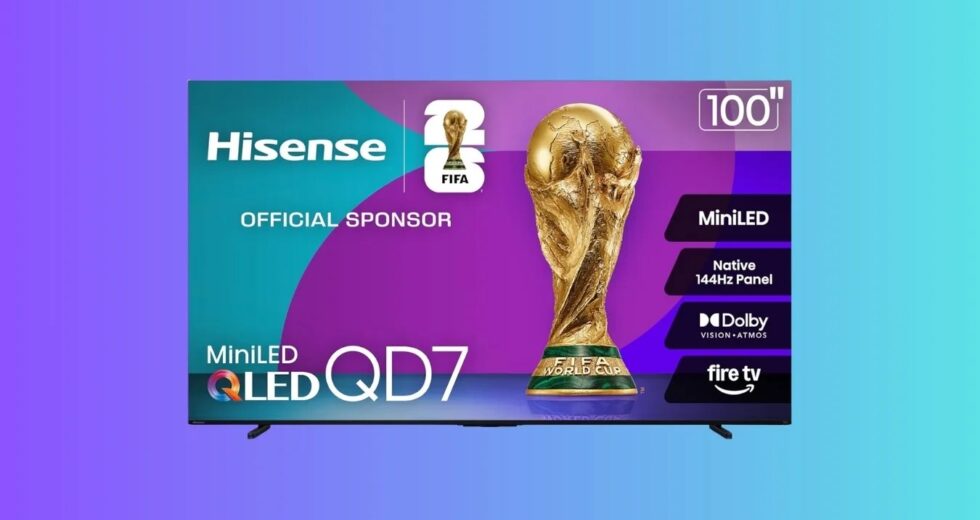 Uma TV Mini-LED de 100 polegadas e 144 Hz por menos de US$ 1.400 é o tipo de negócio que faz você reorganizar os móveis