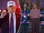 Estrelas do hóquei dos EUA zombam de Donald Trump sobre a indignação nas Olimpíadas de Inverno no monólogo do SNL com Connor Storrie
