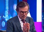 ‘O estado absoluto de Robert Peston!’ Choque dos telespectadores com os tênis Nike vermelhos berrantes de £ 145 de uma emissora de 65 anos e anéis de ‘espanador’ enquanto cobria o conflito no Oriente Médio