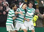 CELTIC 3 MOTHERWELL 1: Os homens de Parkhead mantêm vivas suas esperanças de título depois que os elegantes Steelmen de Jens Berthel Askou foram derrotados pelo cartão vermelho no segundo tempo