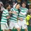 CELTIC 3 MOTHERWELL 1: Os homens de Parkhead mantêm vivas suas esperanças de título depois que os elegantes Steelmen de Jens Berthel Askou foram derrotados pelo cartão vermelho no segundo tempo