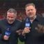 Jamie Carragher ficou em estado de choque quando a lenda vermelha do Man United ao lado dele acidentalmente fez uma piada pornográfica ao vivo na TV