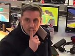 Gary Neville silencia um torcedor do Manchester City do pórtico de comentários de Wembley após sua enxurrada de abusos
