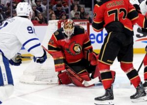 Senadores atacam os Leafs cedo e vencem por 5-2