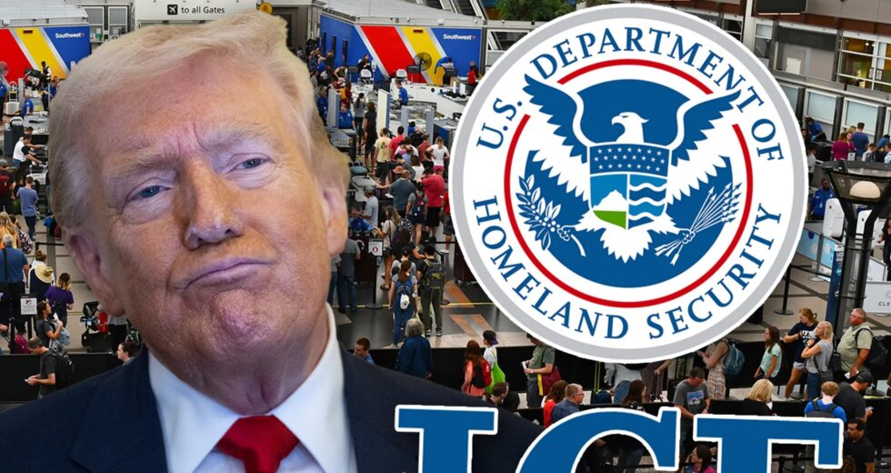 Donald Trump enviando agentes ICE aos aeroportos para ajudar a TSA