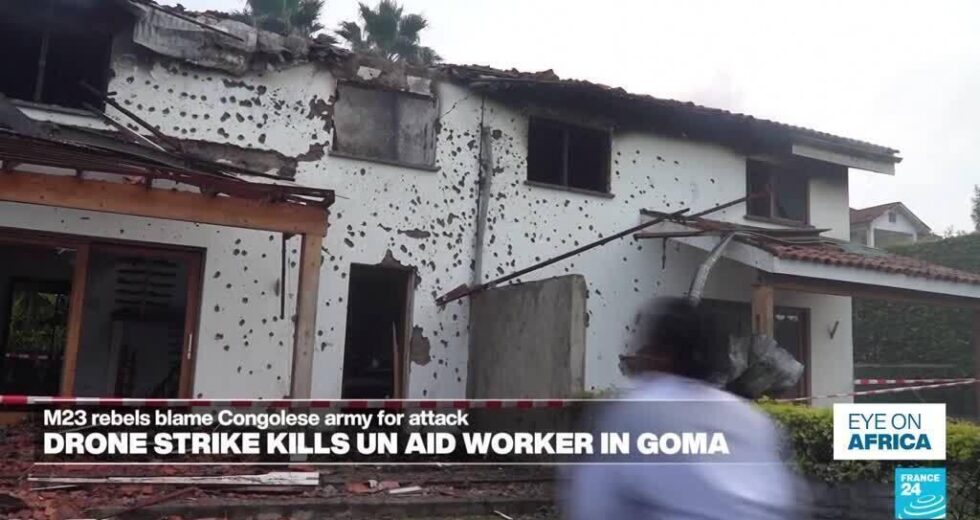 Ataque de drone atinge Goma matando trabalhadores humanitários e civis