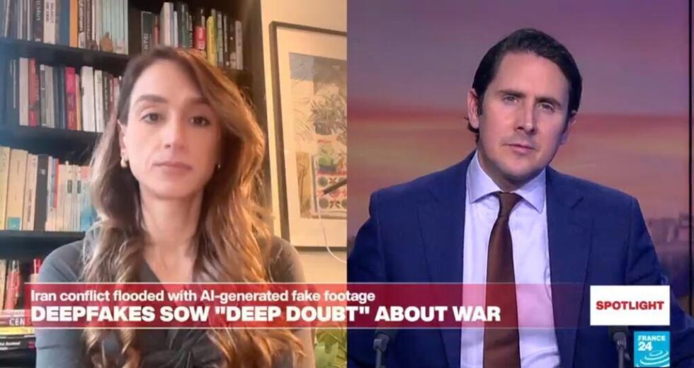 Propaganda nas guerras do século 21: Mahsa Alimardani, diretora associada da WITNESS, fala à França 24 – Spotlight