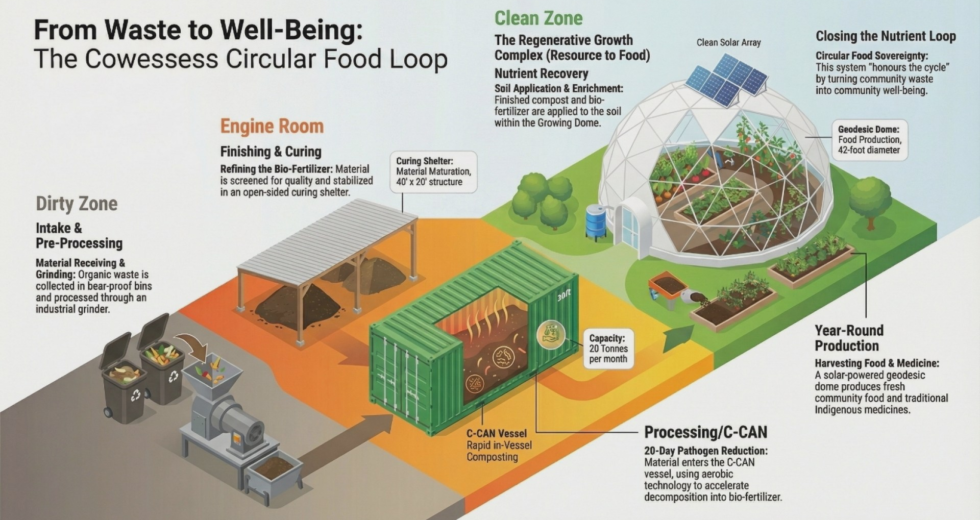 Projeto de compostagem em Cowessess First Nation promove sustentabilidade