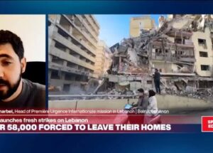 ‘Catastrófico’: Emergência humanitária se desenrola no Líbano à medida que os ataques aéreos israelenses se intensificam