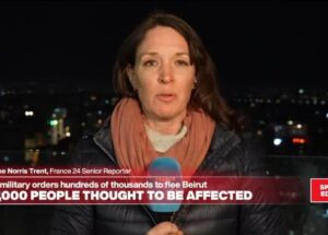 Israel ataca subúrbios ao sul de Beirute após emitir uma ordem geral de evacuação