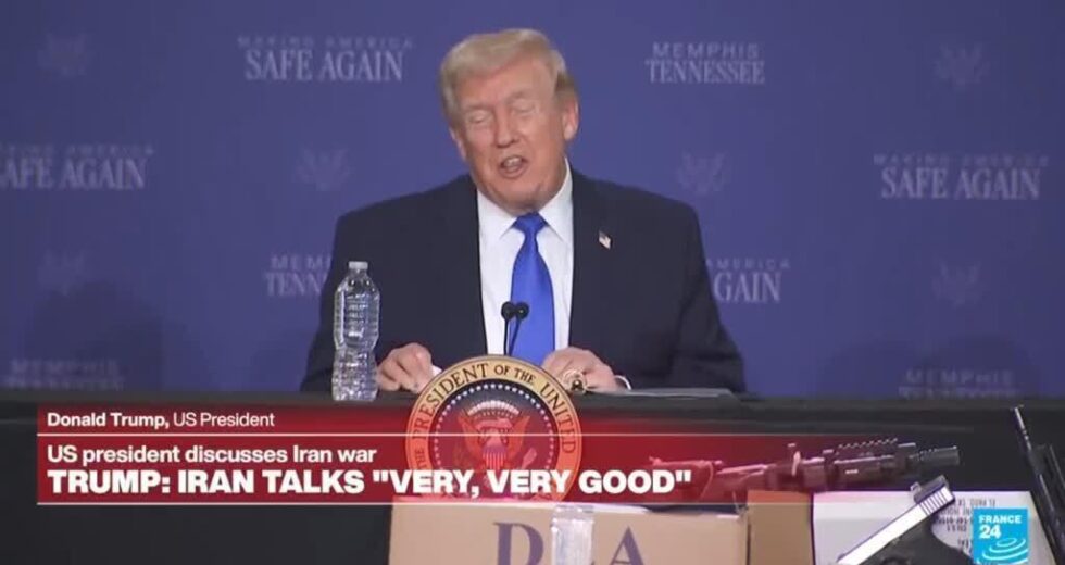 Replay: Trump aborda a guerra no Irã