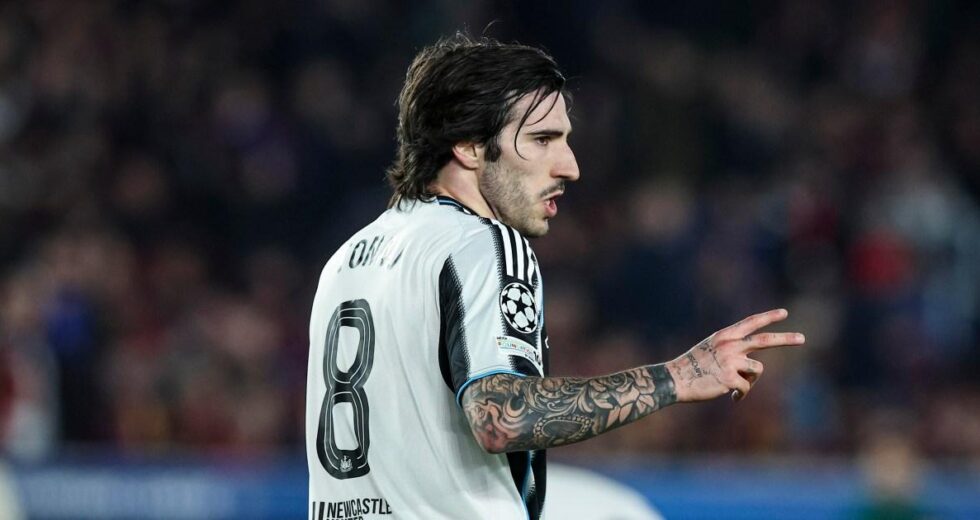 Atualização sobre lesão de Sandro Tonali após derrota do Newcastle para o Barcelona na Liga dos Campeões | Futebol