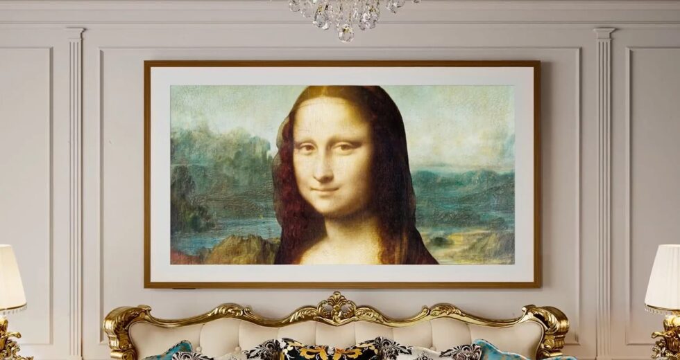 O novo CanvasTV da Hisense também funciona como arte de parede e está chegando aos EUA