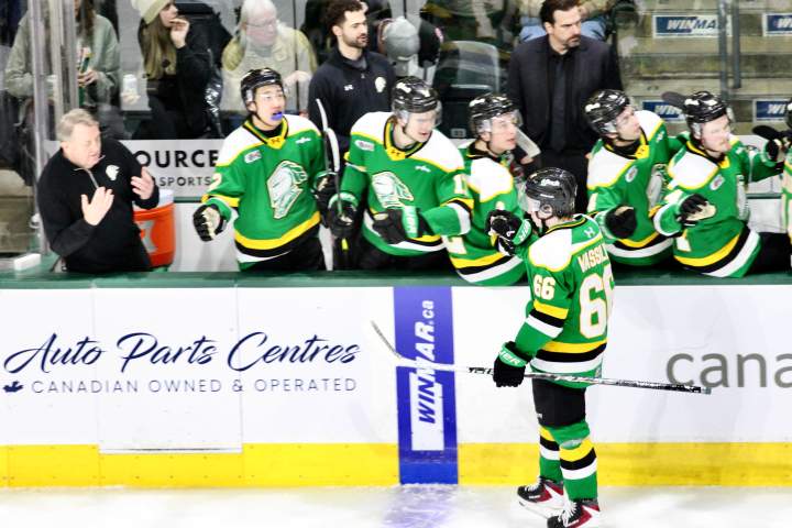 London Knights derrota Guelph Storm para chegar a 1 ponto de Sault Ste. Maria – Londres