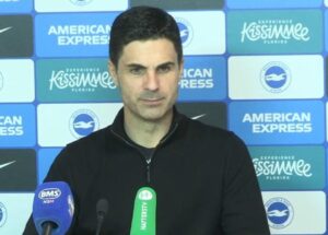 Mikel Arteta responde a Fabian Hurzeler batendo em David Raya depois que o Arsenal venceu o Brighton | Futebol