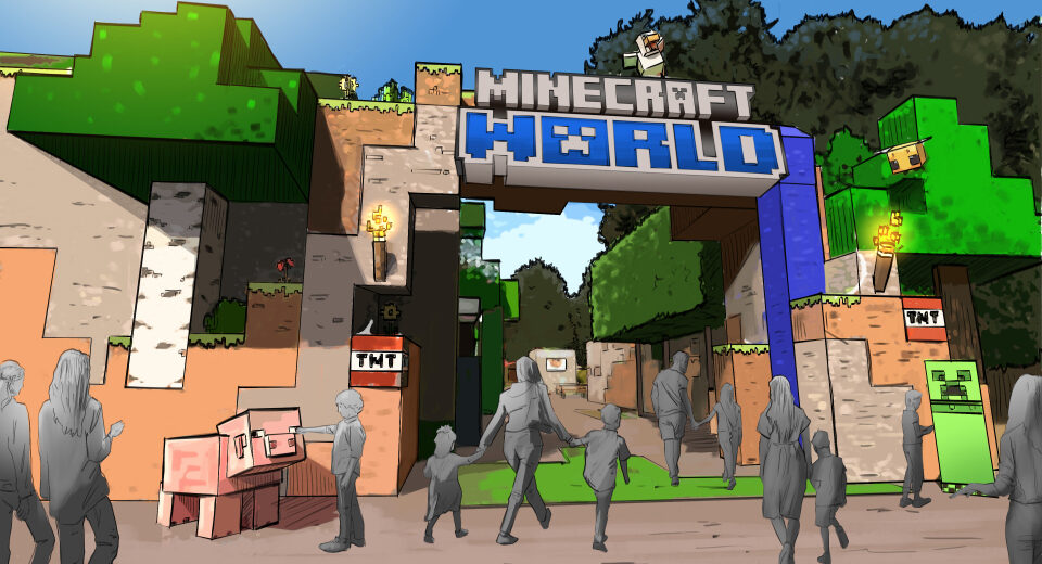Abertura do Minecraft World em Londres no próximo ano
