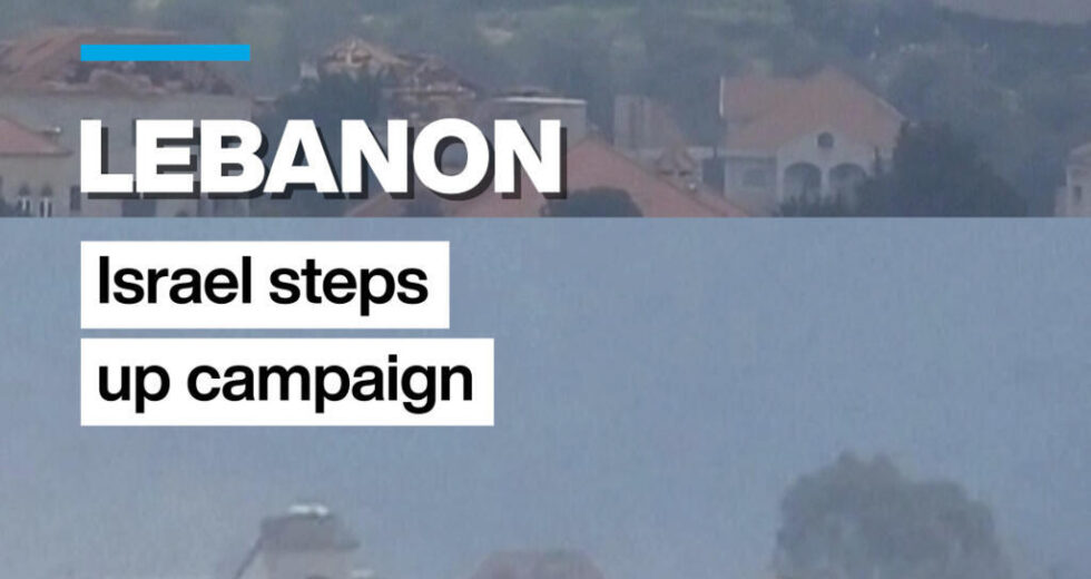 Ataques israelenses atingem cidade no sul do Líbano