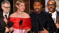 Michael B. Jordan e Jessie Buckley ganham melhor ator e atriz em emocionante cerimônia do Oscar