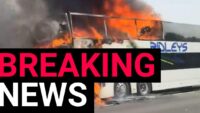 Treinador em chamas interrompe o tráfego da M6 antes da final da Carabao Cup em Wembley | Notícias do Reino Unido