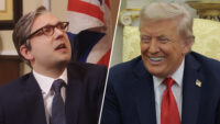 Trump compartilha clipe do ‘SNL UK’ zombando de Keir Starmer e de si mesmo