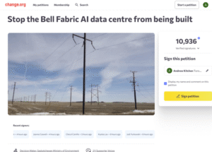 Oposição à proposta de crescimento do data center de IA em Regina