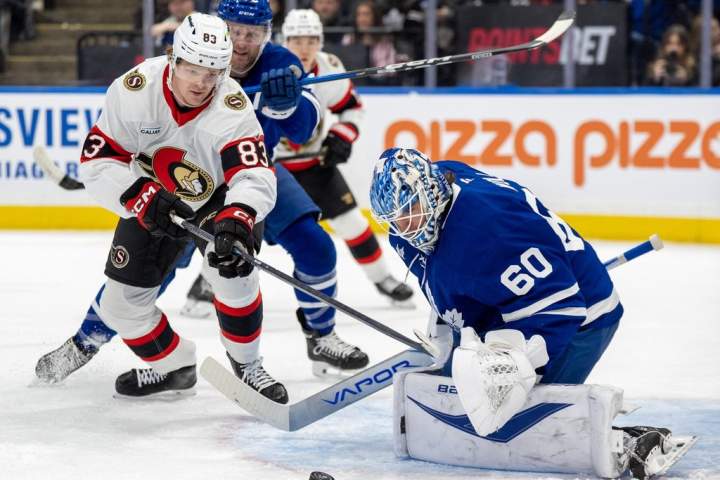 Batherson e Cozens lideram senadores na vitória sobre os Leafs