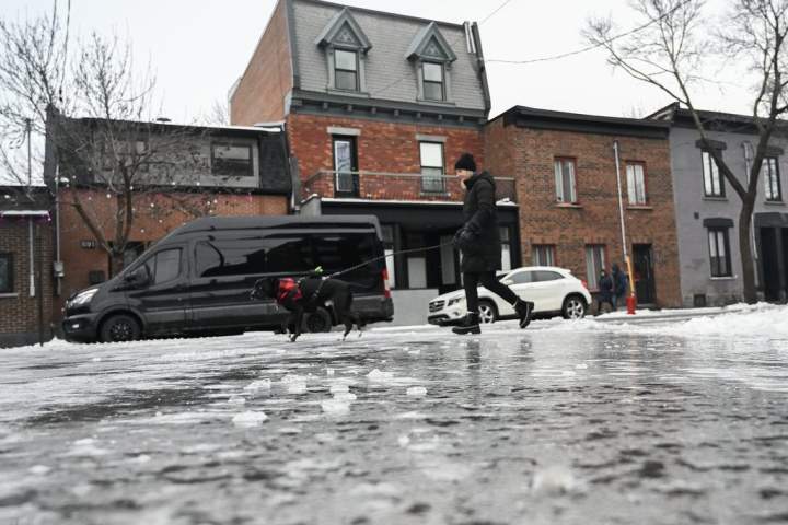 De Ottawa a Quebec City podem esperar uma rajada de chuva congelante no inverno