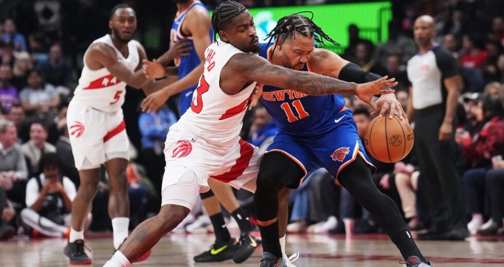 Brunson e Towns vencem os Knicks pelos Raptors por 111-95