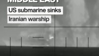 Guerra no Oriente Médio: submarino dos EUA afunda navio de guerra iraniano