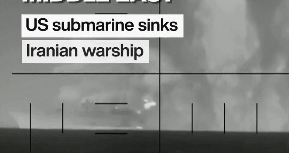 Guerra no Oriente Médio: submarino dos EUA afunda navio de guerra iraniano
