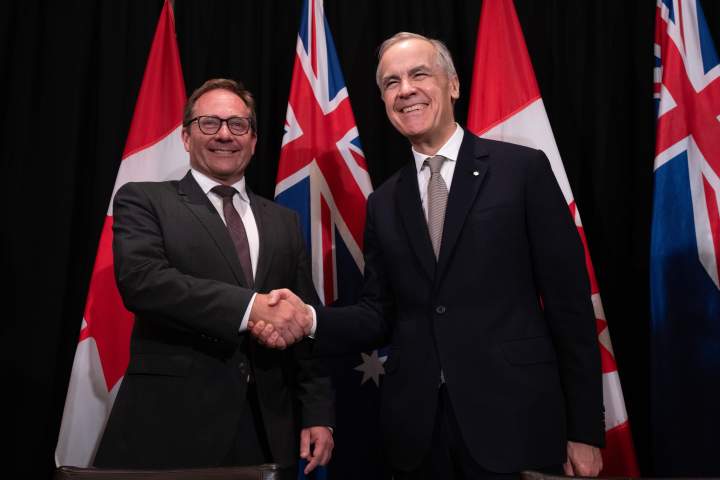 Carney enfatiza a força das ‘potências médias’ na visita à Austrália – National