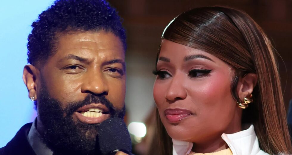 Deon Cole assa Nicki Minaj durante o NAACP Image Awards