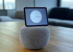 O HomePad da Apple pode se encaixar na parede como um disco MagSafe